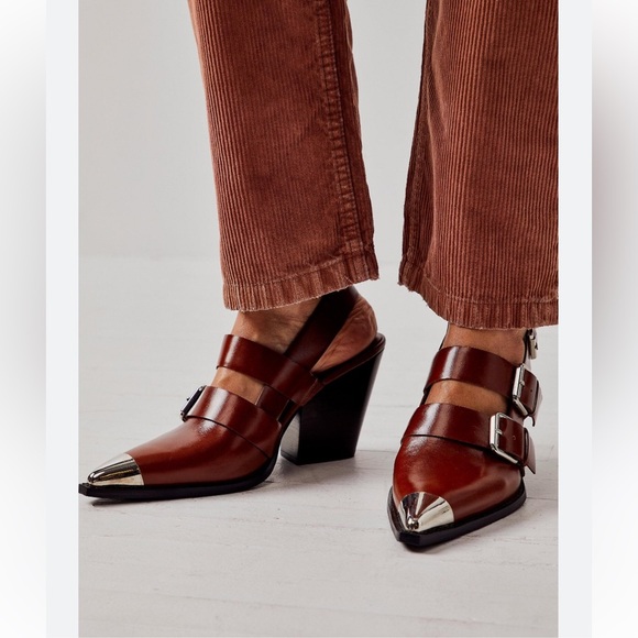 Free People x Jeffrey Campbell Harley Slingback Heels size 9 NWT - Picture 2 of 14